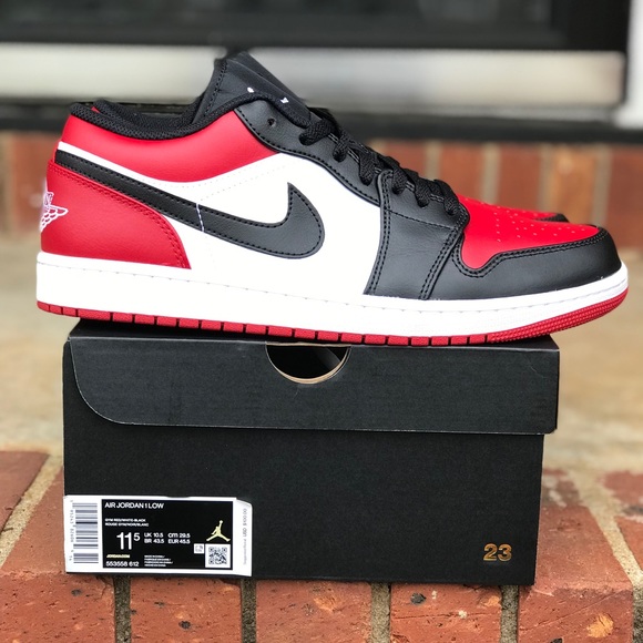 Air Jordan Retro 1 ‘Bred Toe’ Low (2021) - Picture 3 of 15